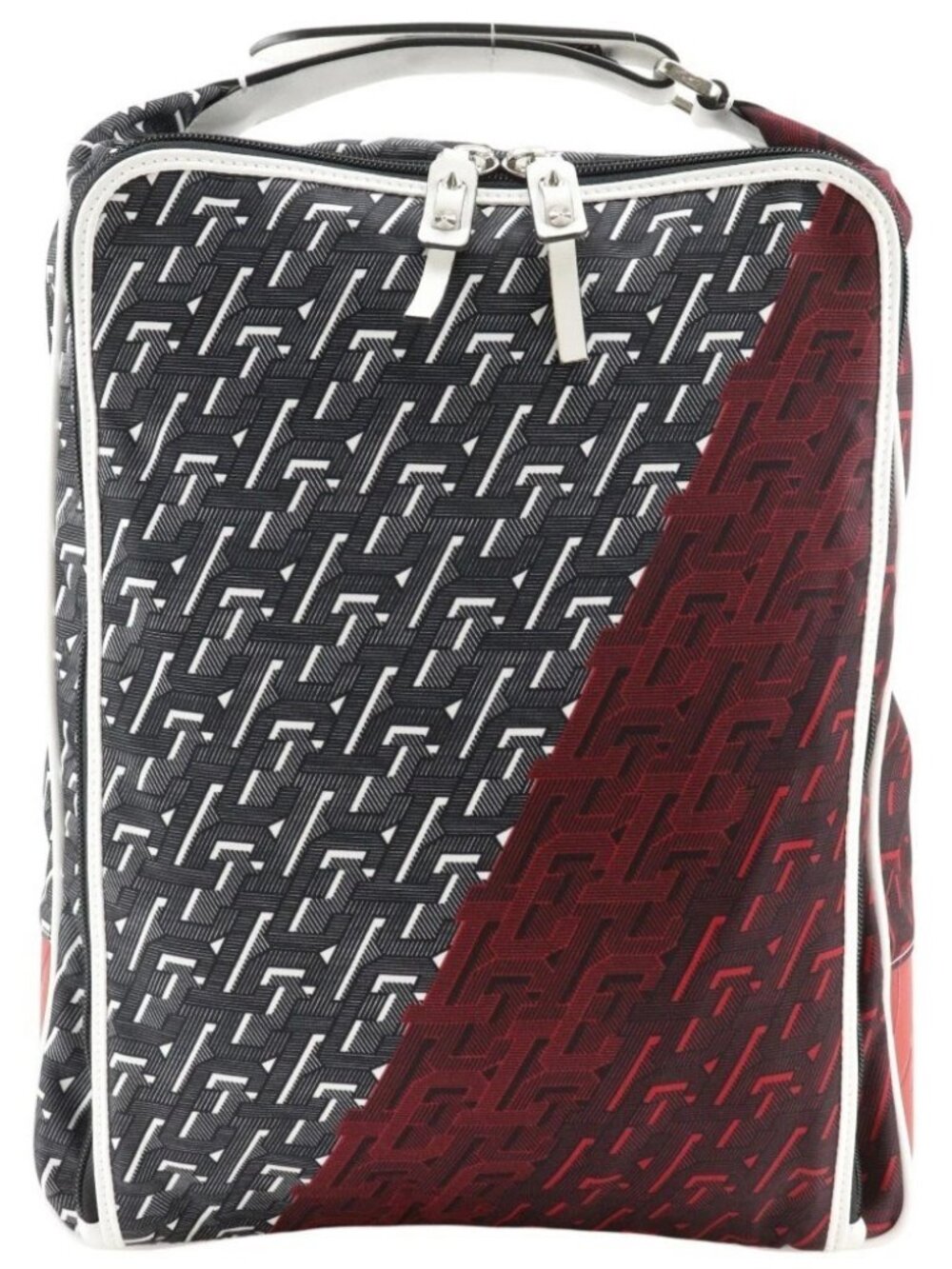 Christian Louboutin Backpack Backpack Daypack CL logo Red / black Nylon mens